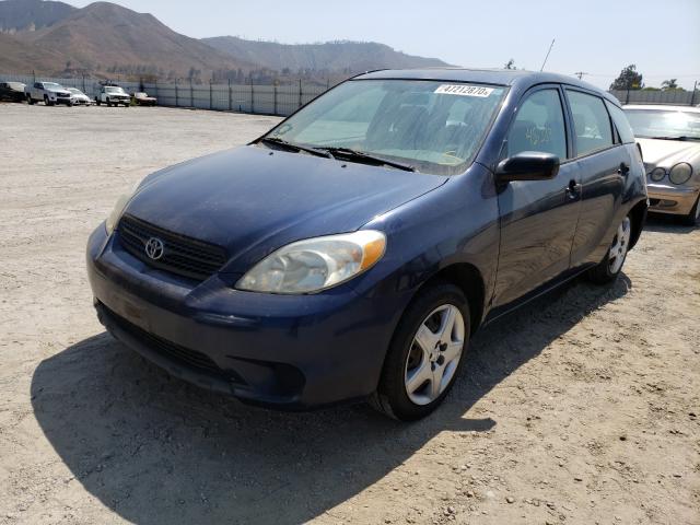 2T1KR32E25C426648 - 2005 TOYOTA COROLLA MA XR BLUE photo 2