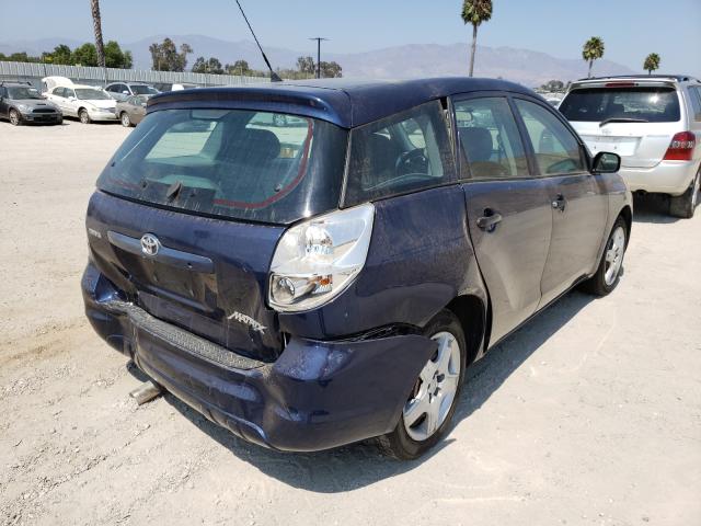 2T1KR32E25C426648 - 2005 TOYOTA COROLLA MA XR BLUE photo 4