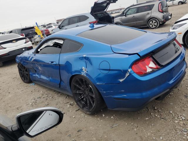 1FA6P8CF3M5127389 - 2021 FORD MUSTANG GT BLUE photo 2