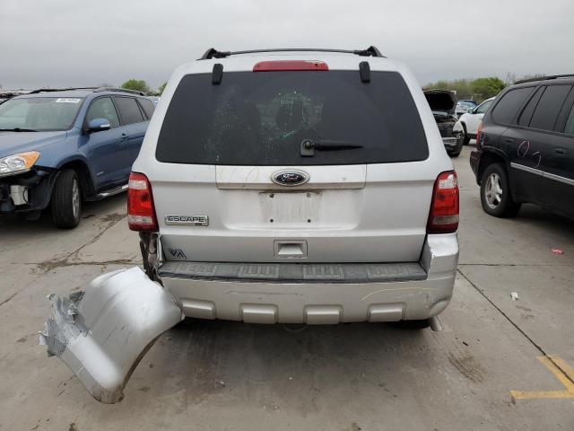 1FMCU0D73AKC95427 - 2010 FORD ESCAPE XLT SILVER photo 6