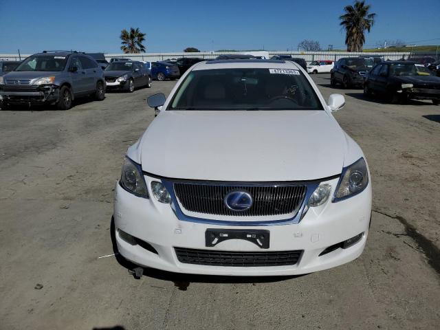 JTHBC96S095017991 - 2009 LEXUS GS 450H WHITE photo 5