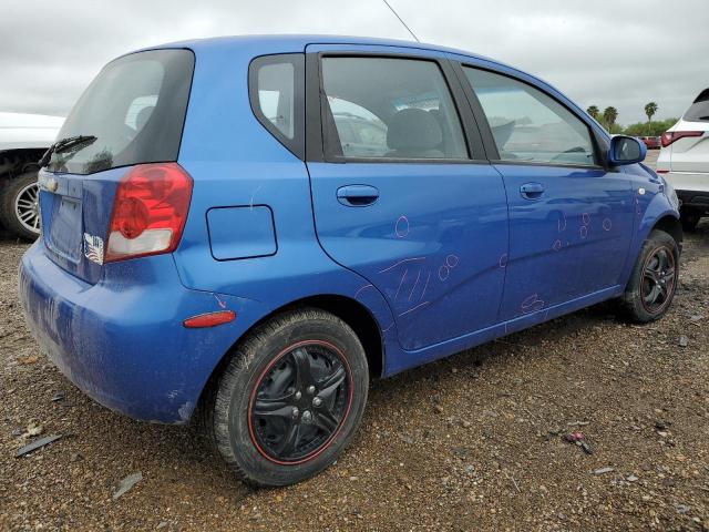 KL1TD62665B461227 - 2005 CHEVROLET AVEO BASE BLUE photo 3