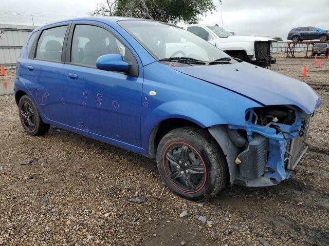 KL1TD62665B461227 - 2005 CHEVROLET AVEO BASE BLUE photo 4