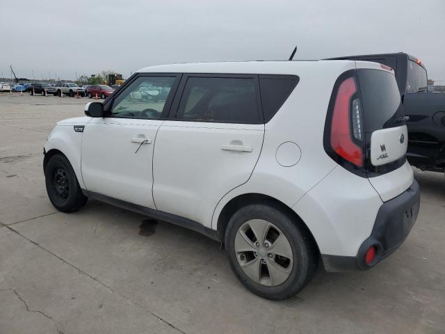 KNDJN2A28F7801275 - 2015 KIA SOUL WHITE photo 2