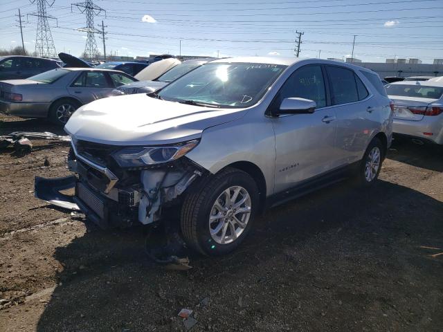 3GNAXLEU7JS539875 - 2018 CHEVROLET EQUINOX LT SILVER photo 1