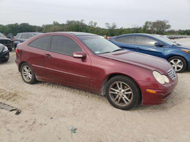 WDBRN47J62A190946 - 2002 MERCEDES-BENZ C 230K SPORT COUPE RED photo 4