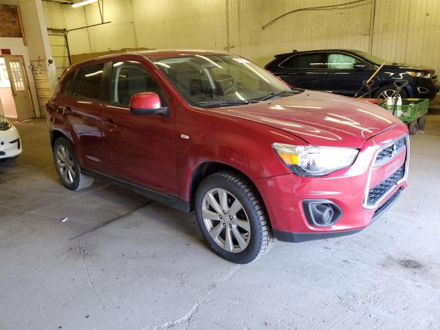 4A4AR3AU1FE025071 - 2015 MITSUBISHI OUTLANDER ES RED photo 4