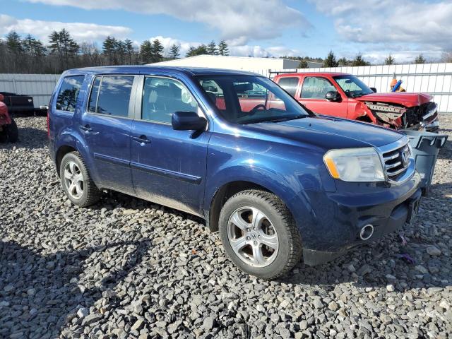 5FNYF4H53FB020732 - 2015 HONDA PILOT EXL BLUE photo 4