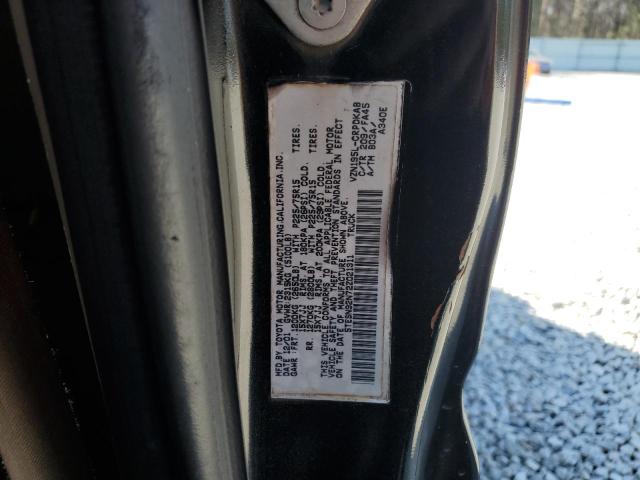 5TESN92N72Z021311 - 2002 TOYOTA TACOMA XTRACAB PRERUNNER შავი ფოტო 12