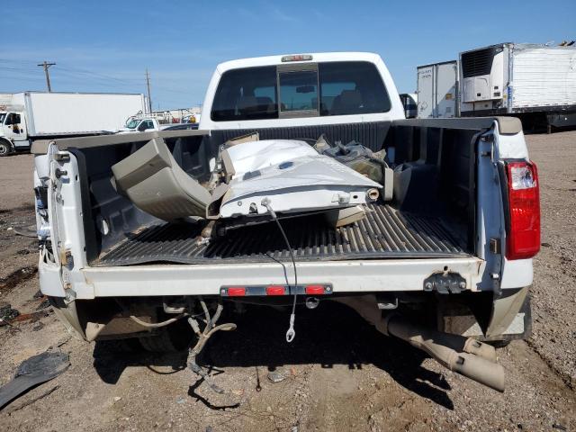 1FTXW43R48EA81887 - 2008 FORD F450 SUPER DUTY WHITE photo 6