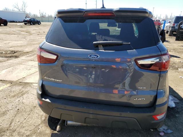 MAJ6S3JL9KC261097 - 2019 FORD ECOSPORT SES GRAY photo 6