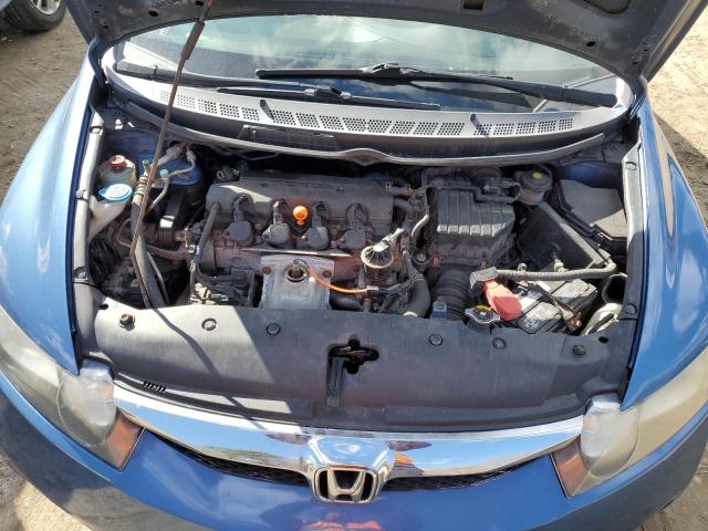 19XFA16579E003367 - 2009 HONDA CIVIC LX BLUE photo 11