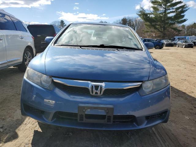 19XFA16579E003367 - 2009 HONDA CIVIC LX BLUE photo 5