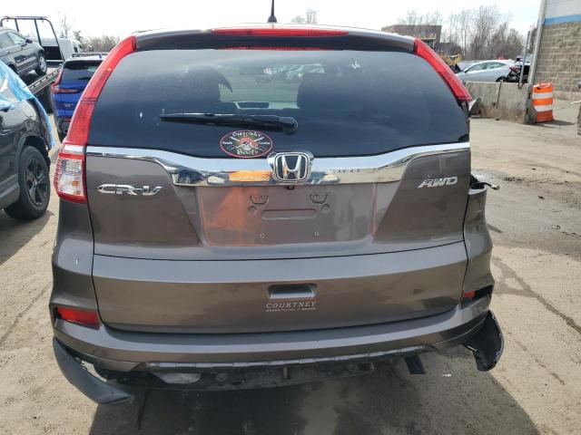 2HKRM4H51FH668579 - 2015 HONDA CR-V EX BROWN photo 6