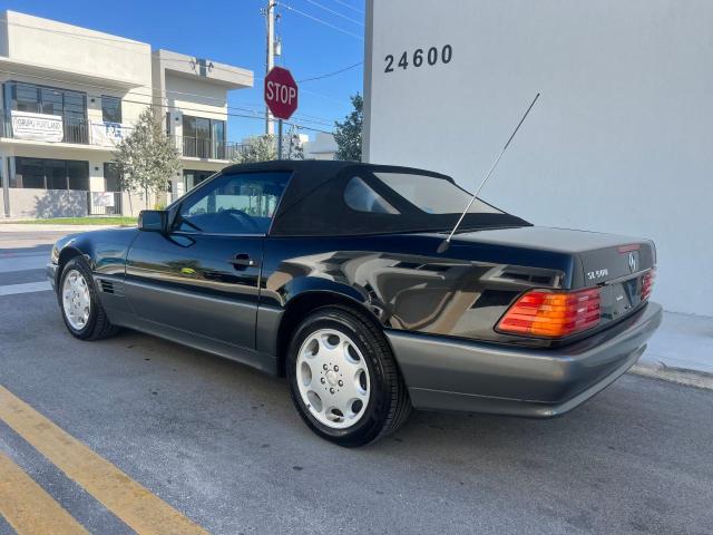 WDBFA67E1SF110646 - 1995 MERCEDES-BENZ SL 500 BLACK photo 3