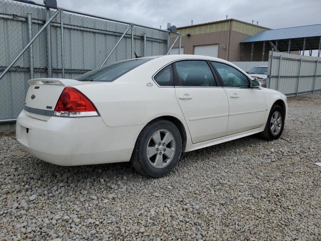 2G1WT57KX91105273 - 2009 CHEVROLET IMPALA 1LT WHITE photo 3