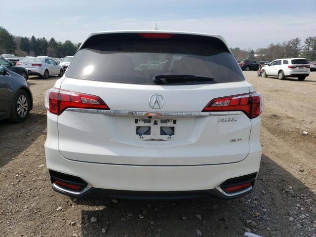 5J8TB4H57JL024389 - 2018 ACURA RDX TECHNOLOGY WHITE photo 6