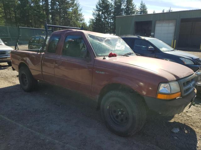 1FTYR14C4XPB44350 - 1999 FORD RANGER SUPER CAB MAROON photo 4