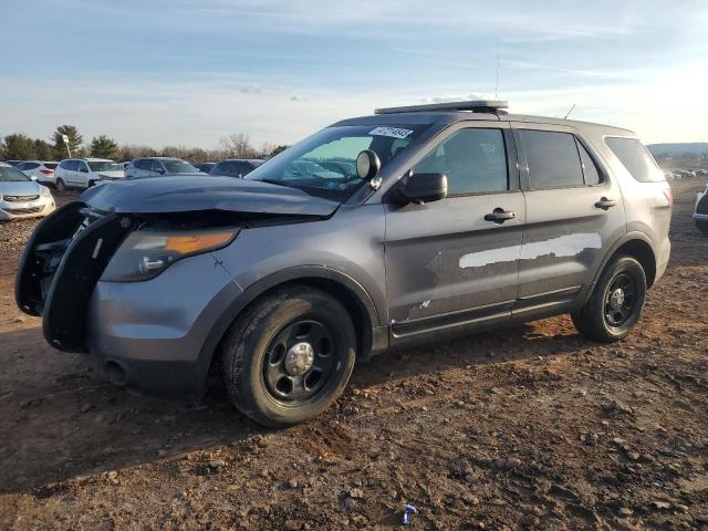 1FM5K8AR4EGA14506 - 2014 FORD EXPLORER POLICE INTERCEPTOR GRAY photo 1