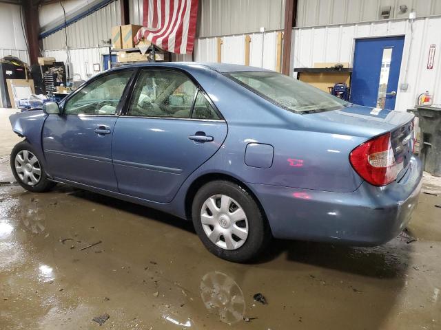 4T1BE32K03U661806 - 2003 TOYOTA CAMRY LE BLUE photo 2