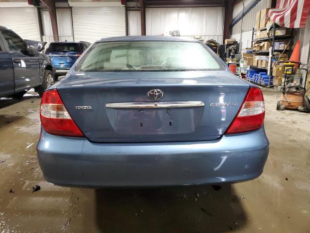 4T1BE32K03U661806 - 2003 TOYOTA CAMRY LE BLUE photo 6