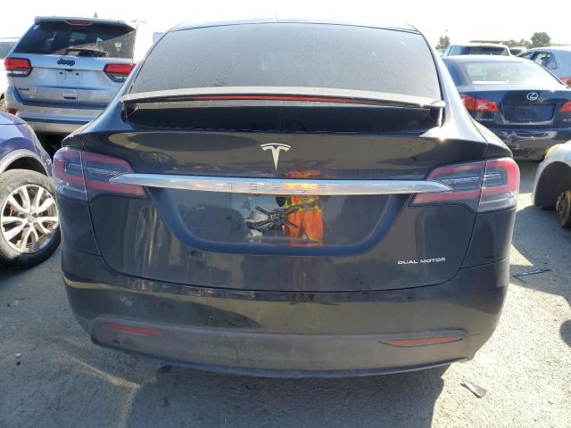 5YJXCAE24LF262597 - 2020 TESLA MODEL X BLACK photo 6