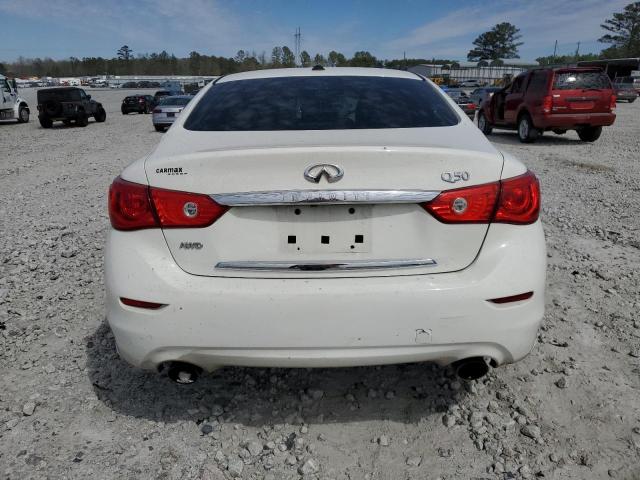 JN1EV7AR1HM837666 - 2017 INFINITI Q50 PREMIUM WHITE photo 6