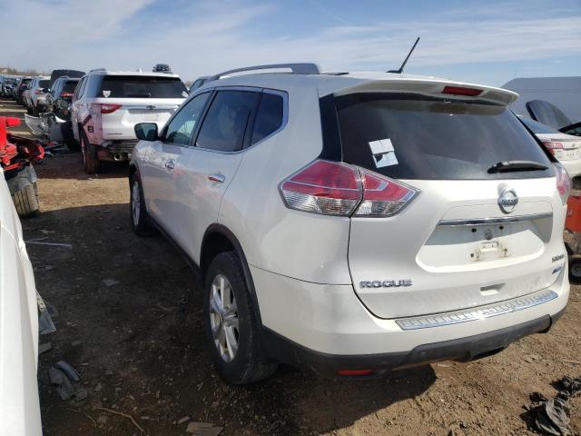 5N1AT2MV1EC767953 - 2014 NISSAN ROGUE S WHITE photo 2