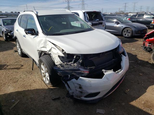 5N1AT2MV1EC767953 - 2014 NISSAN ROGUE S WHITE photo 4