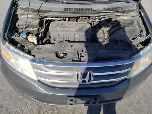 5FNRL5H43CB085148 - 2012 HONDA ODYSSEY EX GRAY photo 12