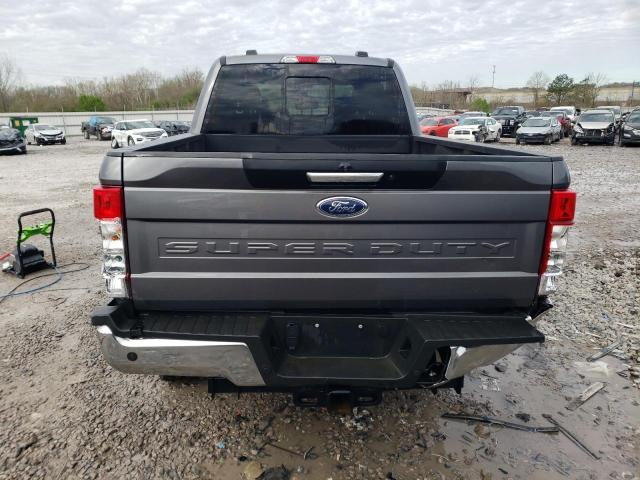 1FT8W2BT1NED28929 - 2022 FORD F250 SUPER DUTY GRAY photo 6