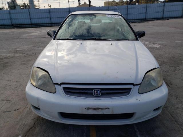 1HGEJ6220YL132370 - 2000 HONDA CIVIC DX WHITE photo 5