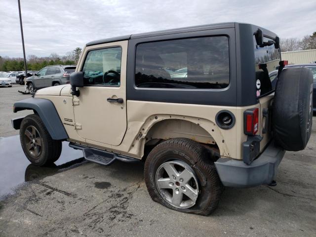 1C4AJWAG4GL318003 - 2016 JEEP WRANGLER SPORT TAN photo 2