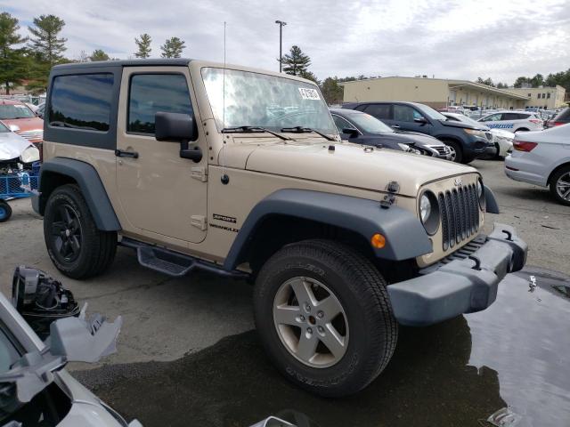 1C4AJWAG4GL318003 - 2016 JEEP WRANGLER SPORT TAN photo 4