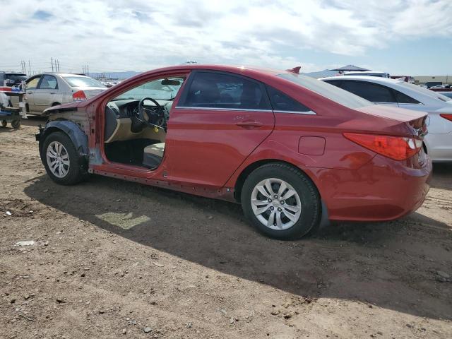 5NPEB4AC8BH163730 - 2011 HYUNDAI SONATA GLS RED photo 2