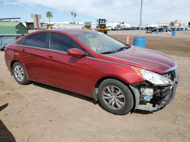 5NPEB4AC8BH163730 - 2011 HYUNDAI SONATA GLS RED photo 4