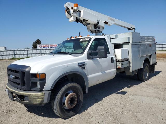 1FD4F46Y58EA84332 - 2008 FORD F450 SUPER DUTY WHITE photo 1