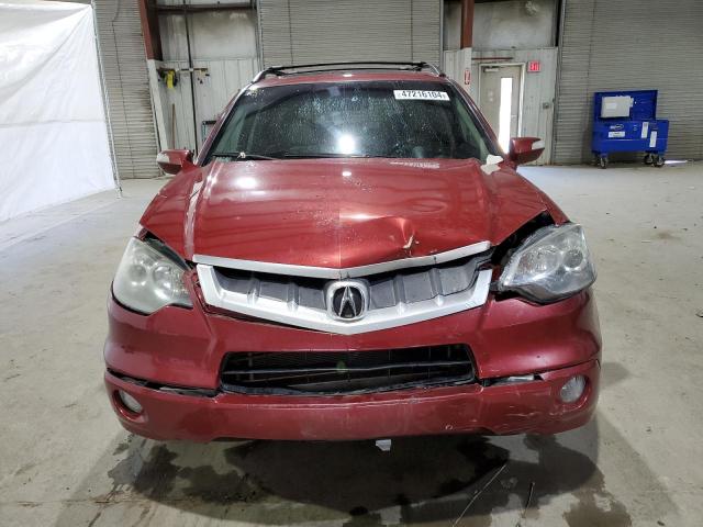 5J8TB18507A012216 - 2007 ACURA RDX TECHNOLOGY RED photo 5