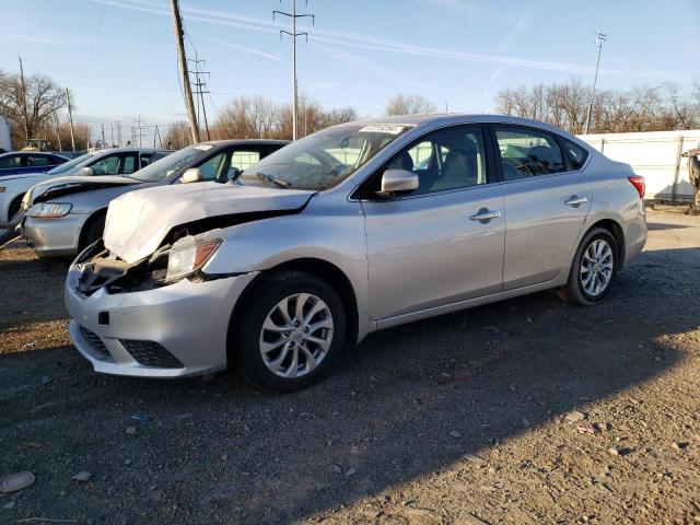 3N1AB7AP2HY398058 - 2017 NISSAN SENTRA S SILVER photo 1