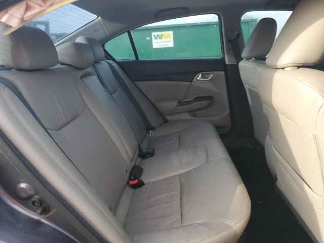 19XFB2F99EE036760 - 2014 HONDA CIVIC EXL ნაცრისფერი ფოტო 10