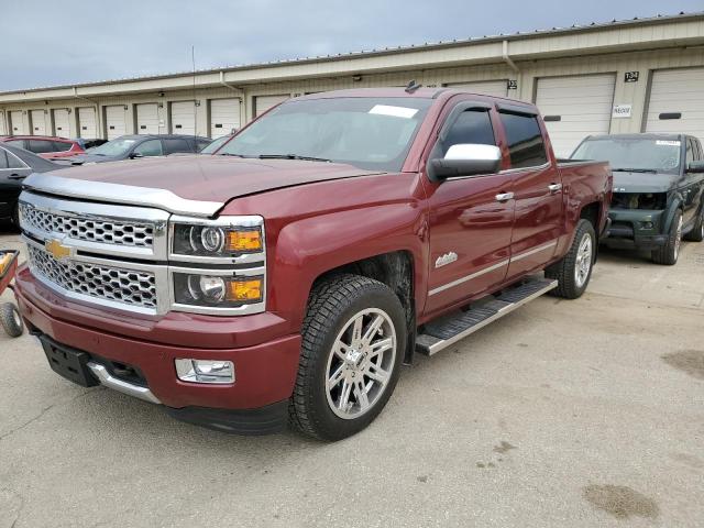 3GCUKTEC4EG275888 - 2014 CHEVROLET SILVERADO K1500 HIGH COUNTRY BURGUNDY photo 1