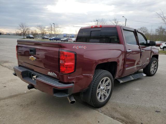 3GCUKTEC4EG275888 - 2014 CHEVROLET SILVERADO K1500 HIGH COUNTRY BURGUNDY photo 3