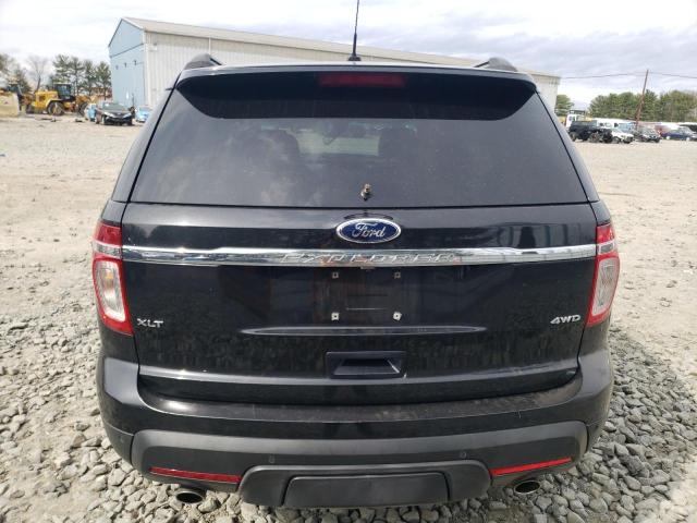 1FM5K8D83DGA24607 - 2013 FORD EXPLORER XLT BLACK photo 6