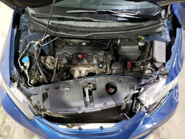 2HGFB2F51DH552757 - 2013 HONDA CIVIC LX BLUE photo 11