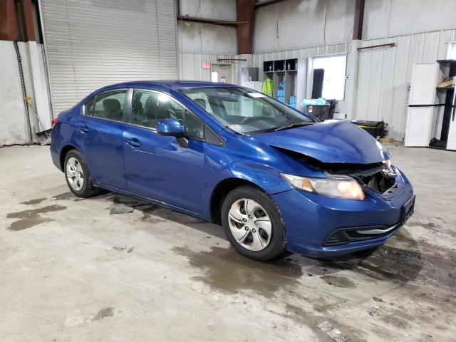 2HGFB2F51DH552757 - 2013 HONDA CIVIC LX BLUE photo 4