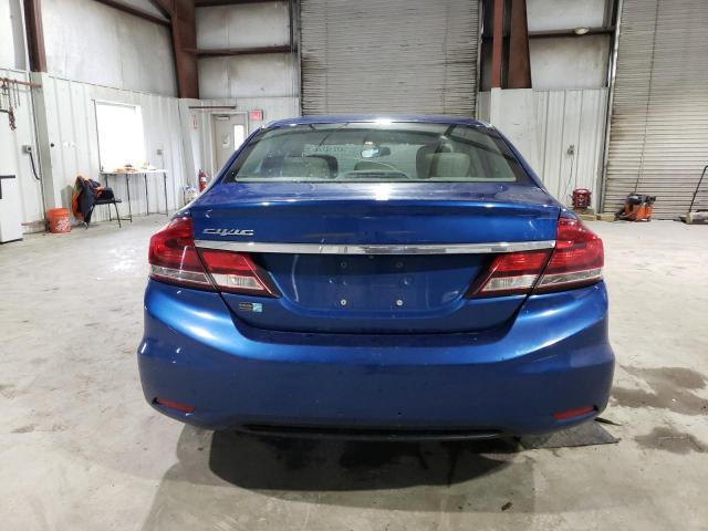 2HGFB2F51DH552757 - 2013 HONDA CIVIC LX BLUE photo 6