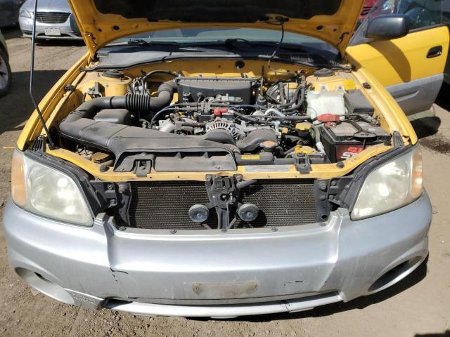 4S4BT62C937112300 - 2003 SUBARU BAJA SPORT YELLOW photo 11