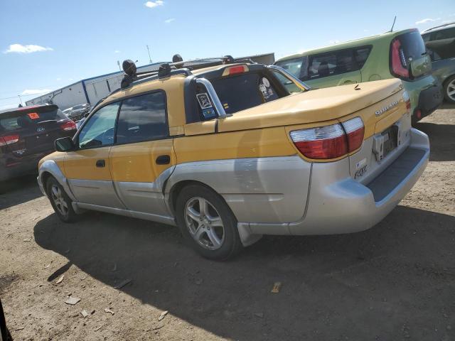 4S4BT62C937112300 - 2003 SUBARU BAJA SPORT YELLOW photo 2