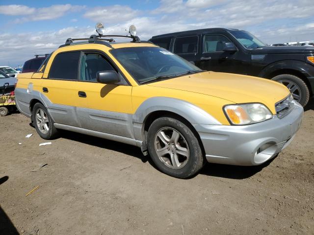 4S4BT62C937112300 - 2003 SUBARU BAJA SPORT YELLOW photo 4