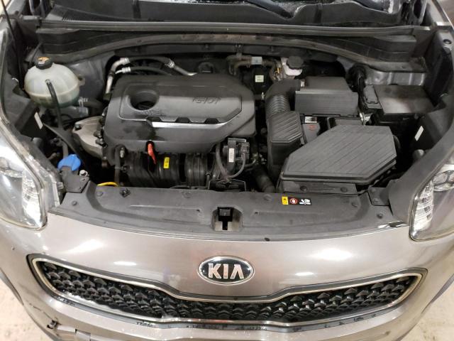 KNDPM3AC3K7493325 - 2019 KIA SPORTAGE LX GRAY photo 12